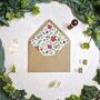 Winter Christmas Save The Date Cards And Envelopes, thumbnail 4 of 5