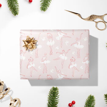 Luxury Ballerina Gift Wrapping Paper, 2 of 6
