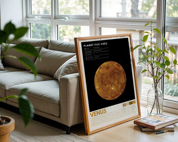The Solar System Set Of Eight Planet Prints, 5 of 12