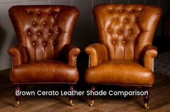 Italian Leather Metal Leg Chair Brown Or Grey, 8 of 9