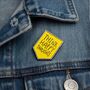 Think Happy Thoughts Enamel Pin Badge, thumbnail 1 of 4