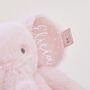 Personalised Pink Elephant Soft Toy, thumbnail 2 of 5