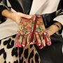Art Print Suede Stretchy Touchscreen Gloves, thumbnail 7 of 11