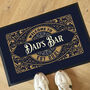 Personalised Dads Pub Home Bar Accessories Doormat, thumbnail 3 of 3