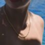 Anchor Minimal Chain Necklace 18 K Gold, thumbnail 6 of 6