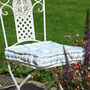 Pastel Stripe Organic Cotton Chair Cushions, thumbnail 1 of 5