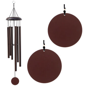 Custom 35 Inch Bronze Wind Chime For Wedding, Memorial, Retirement Gift, 4 of 10