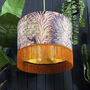 Cinnamon Enchanted Wood Lampshade With Fringing, thumbnail 1 of 10