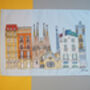 Barcelona Print Tea Towel, thumbnail 3 of 3