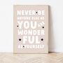 Positive Print 'Be Yourself' For Kids Or Adults, thumbnail 4 of 8