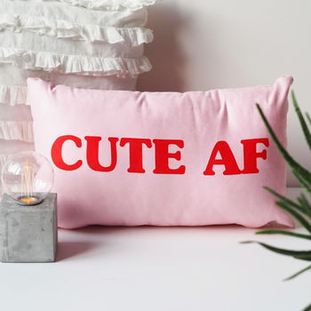 Cute Af Cushion Gift For Teens, 3 of 6