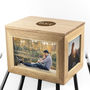 Personalised Photo Cube Keepsake Box With Initials, thumbnail 3 of 7