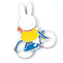 Miffy Spinning Wheels Bike Pin Badge, thumbnail 3 of 5