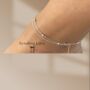 Sterling Silver Ankle Bracelet Christmas Gift, thumbnail 5 of 6