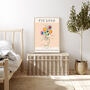 Picasso Boquet Of Peace Flower Art Print, thumbnail 3 of 3