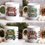 Personalised Christmas Vintage Truck Gift Mug, thumbnail 1 of 9