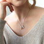 Personalised Initial Shape Bar Necklace, thumbnail 7 of 10