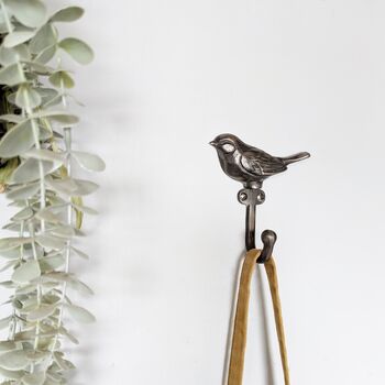 Cast Iron Decorative Bird Hook, 2 of 2