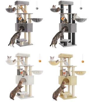 Heavy Duty Cat Tower With Scratching Posts And Caves, 11 of 11