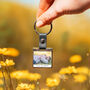 Personalised Daddy And Me Message Metal Keyring, thumbnail 1 of 3