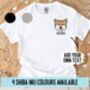 Personalised Shiba Inu T Shirt, thumbnail 1 of 6