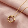 Personalised Birthstone Mobius Necklace, thumbnail 10 of 12