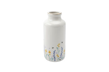 The Beekeeper Floral Ceramic Bottle Vase In Gift Box, 3 of 6