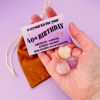 A Crystal Kit For Your 40th Birthday, 4 of 7