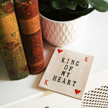 King Of Hearts Ceramic Coaster, 7 of 8