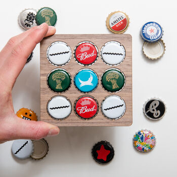 Beer Cap Wooden Coaster, 4 of 12