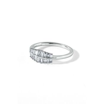 Aurora White Gold Lab Grown Diamond Engagement Ring, 4 of 5
