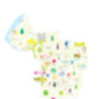 Personalised Greater Bristol Map: Add Favourite Places, thumbnail 2 of 3
