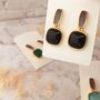 Asher Gold Plated Earrings, thumbnail 1 of 5