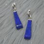 Lapis Lazuli Sterling Silver Drop Earrings, thumbnail 6 of 9