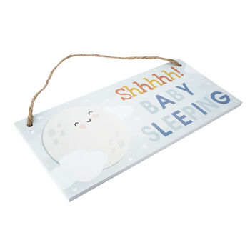 Baby Is Sleeping Wooden Hanging Sign, 2 of 2