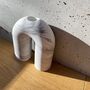 Arch Candle Holder U Shape Vase | Concrete Jesmonite, thumbnail 4 of 5