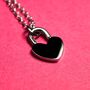 Heart Padlock Stainless Steel Friendship Necklace, thumbnail 2 of 11