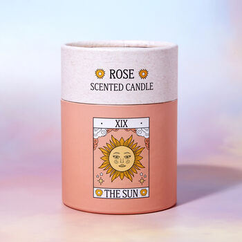 The Sun Rose Scented Tarot Card Candle, 3 of 4