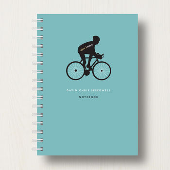 Personalised Cycling Lover's Journal Or Notebook, 6 of 10