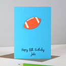 Personalised American Football Sport Birthday Card By Bombus ...