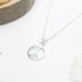 Sterling Silver Peace Sign Necklace, thumbnail 1 of 6