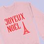 Joyeux Noel Paris Christmas Sweatshirt, thumbnail 1 of 2