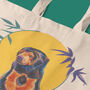 Sun Bear Honey Bear Eco Organic Cotton Tote Bag, thumbnail 4 of 7