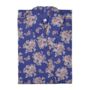 Lightweight Cotton Dressing Gown Gatsby Paisley Blue, thumbnail 4 of 4