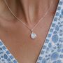 Rainbow Moonstone Droplet Pendant, thumbnail 2 of 8