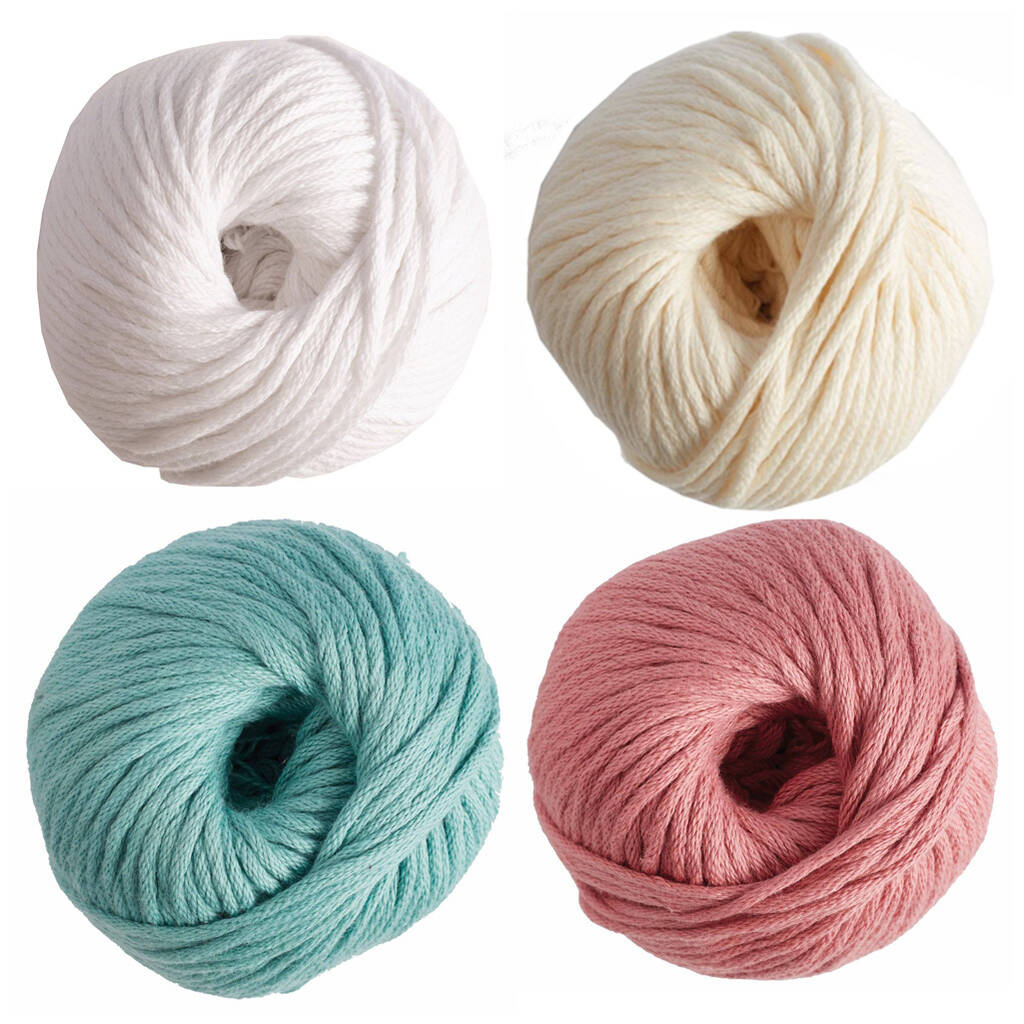 Baby Blanket Knitting Kit: 100% Cotton By Sproglets Kits ...