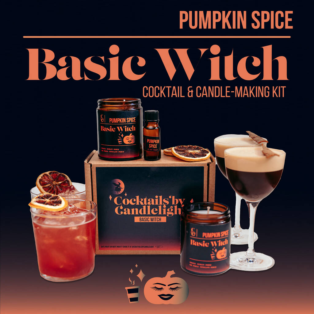 Basic Witch Halloween Cocktail And Candle Making Kit, 1 of 7