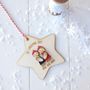 Personalised Family With Baby Twins Tree Decoration, thumbnail 2 of 5