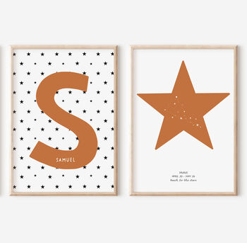 Personalised Star Sign Nursery Print, 8 of 8