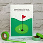 'Golf' Personalised Father's Day Card, thumbnail 1 of 3